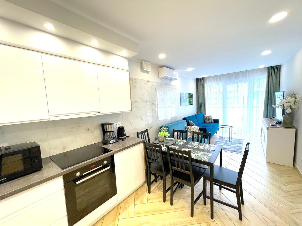 Apartament Superior Blue Przy Plazy- Free Pool, Saunas, Jacuzzi, Fitness, Salzgrotte Kołobrzeg Exterior foto