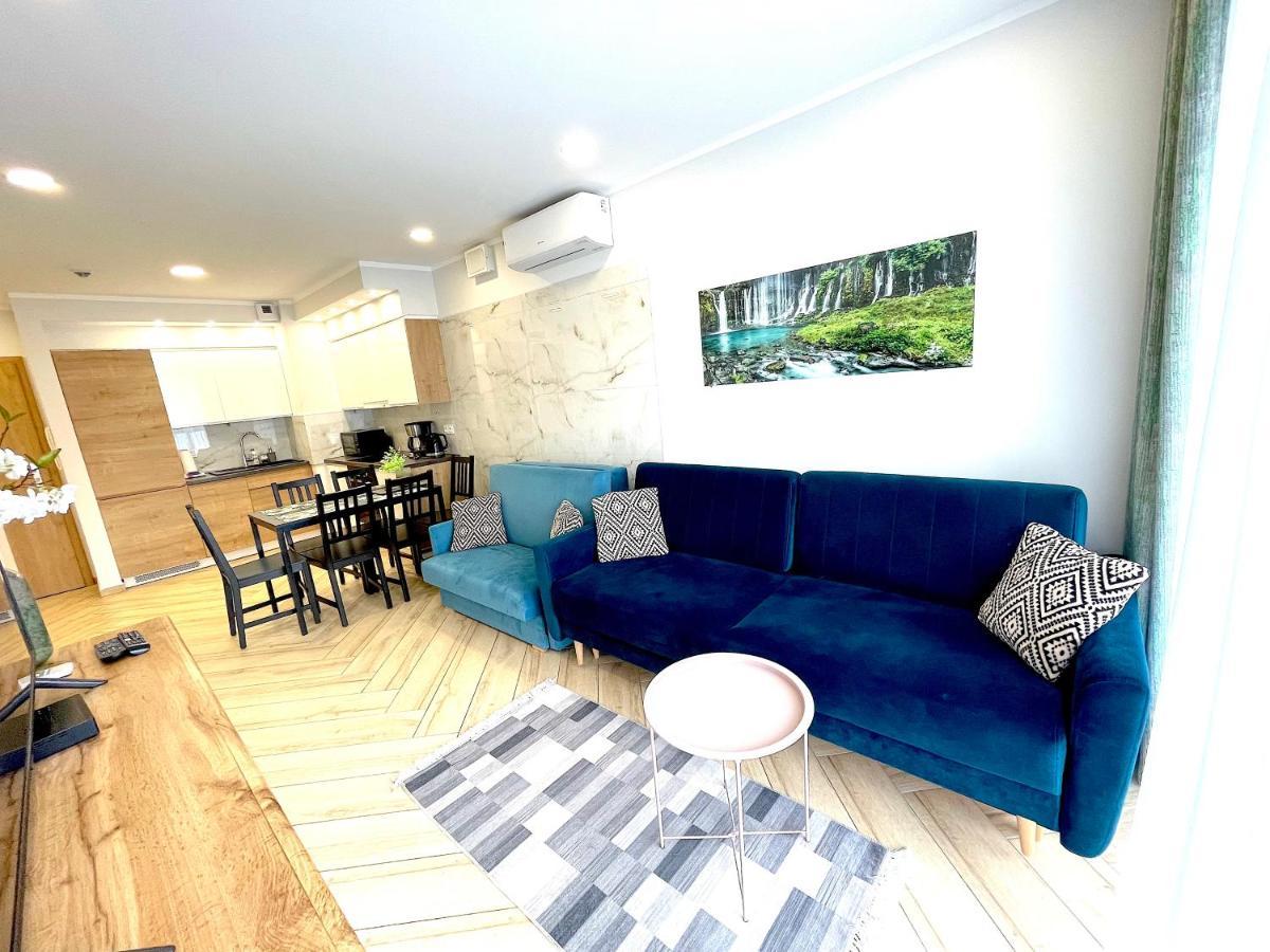 Apartament Superior Blue Przy Plazy- Free Pool, Saunas, Jacuzzi, Fitness, Salzgrotte Kołobrzeg Exterior foto