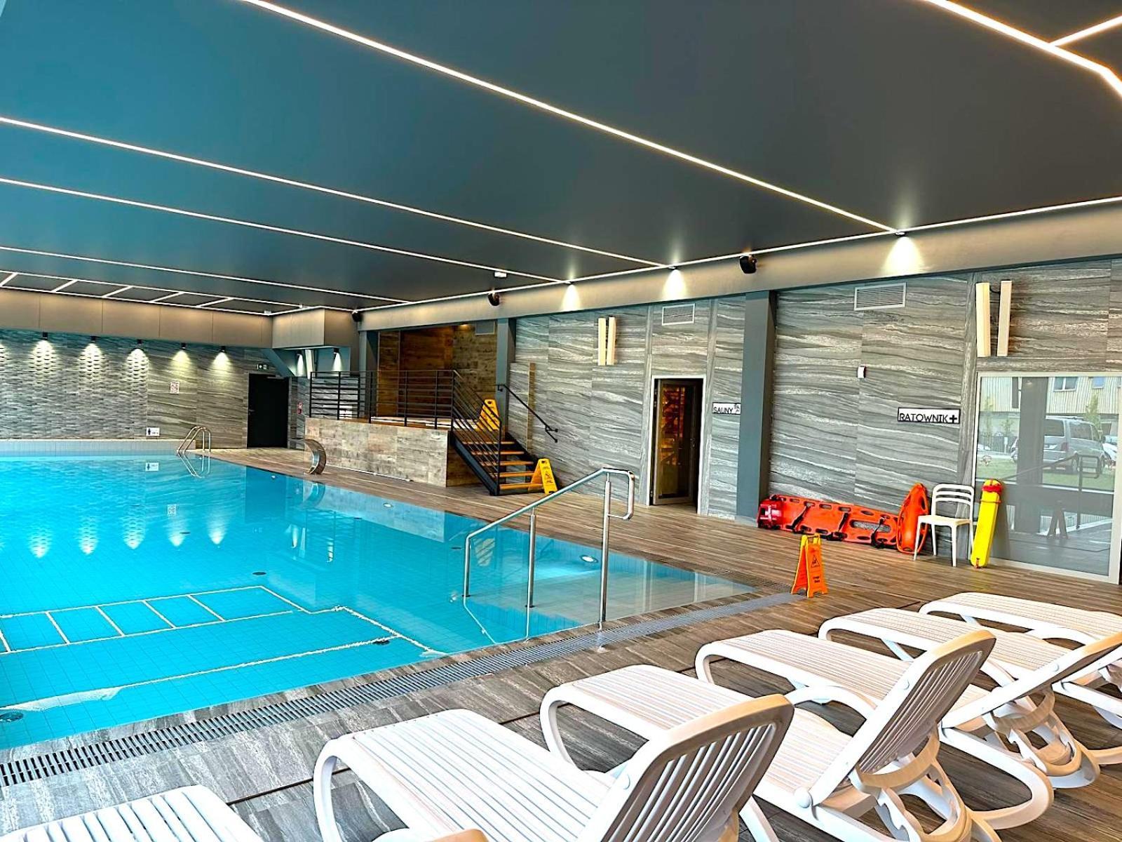 Apartament Superior Blue Przy Plazy- Free Pool, Saunas, Jacuzzi, Fitness, Salzgrotte Kołobrzeg Exterior foto