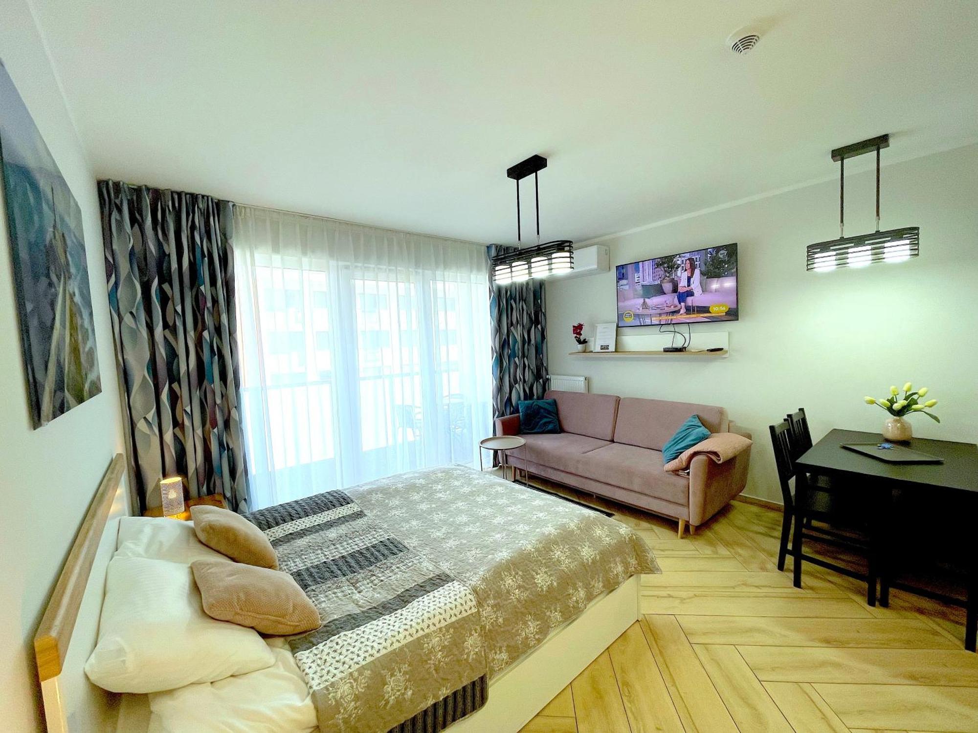 Apartament Superior Blue Przy Plazy- Free Pool, Saunas, Jacuzzi, Fitness, Salzgrotte Kołobrzeg Exterior foto