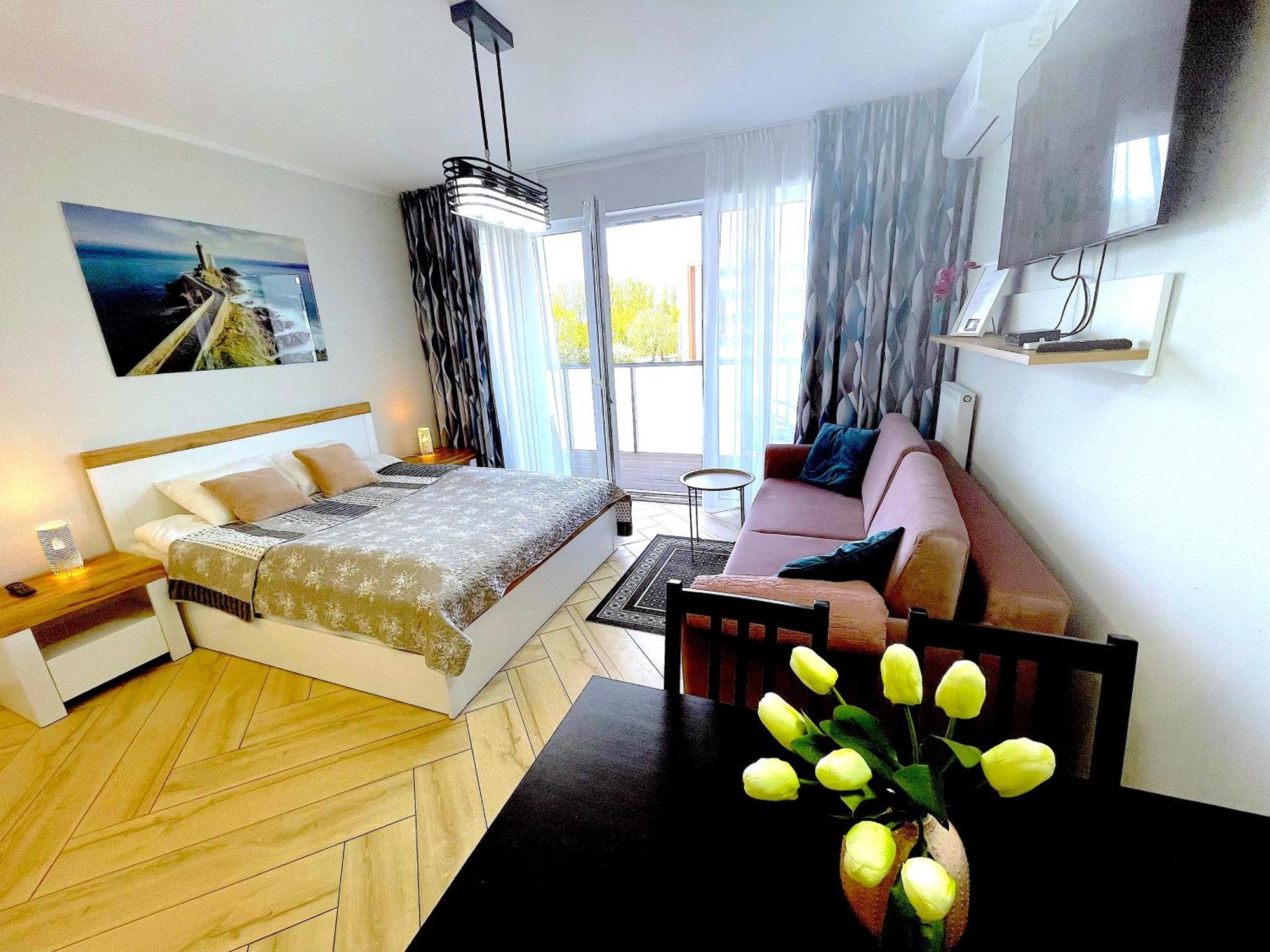 Apartament Superior Blue Przy Plazy- Free Pool, Saunas, Jacuzzi, Fitness, Salzgrotte Kołobrzeg Exterior foto