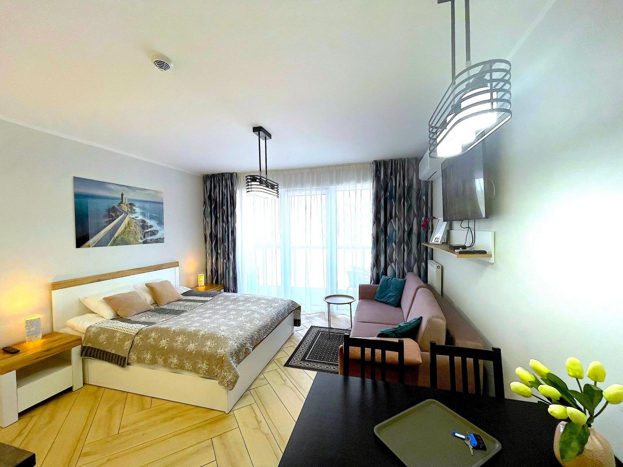 Apartament Superior Blue Przy Plazy- Free Pool, Saunas, Jacuzzi, Fitness, Salzgrotte Kołobrzeg Exterior foto